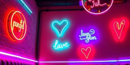 neon verlichting binnen