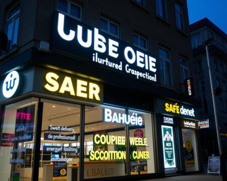 snelle levering gevelreclame