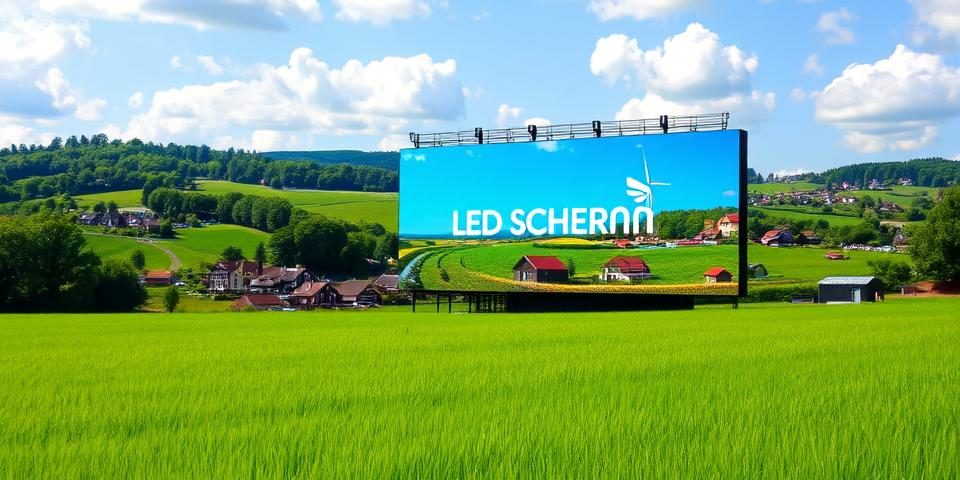 Huur led scherm buiten limburg fuif of evenement