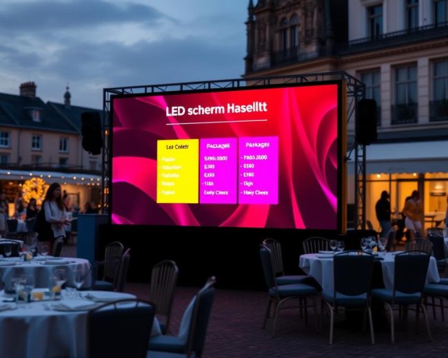 ledscherm huren voor evenement Hasselt