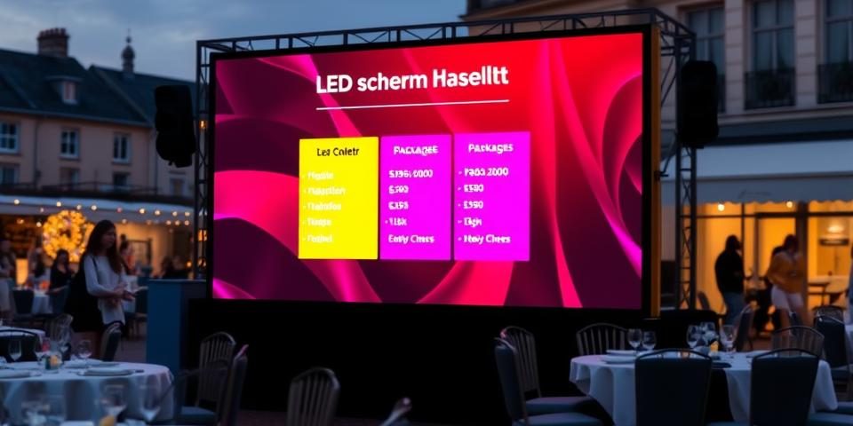 ledscherm huren voor evenement Hasselt
